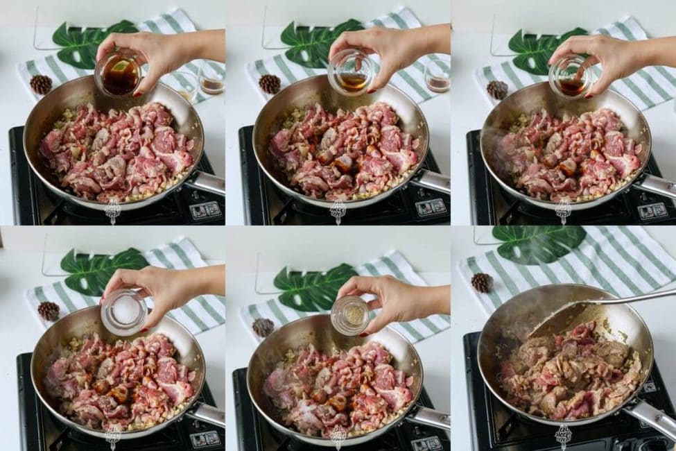 ปรุงรส ข้าวหมูกระเทียมพริกไทย ข้าวหมูกระเทียมพริกไทย