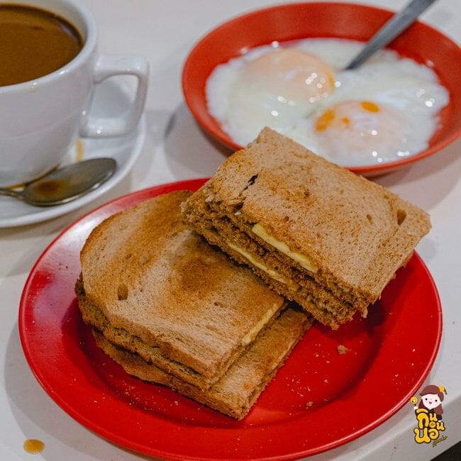 Yakun Kaya Toast ร้านอาหารเช้าสิงคโปร์