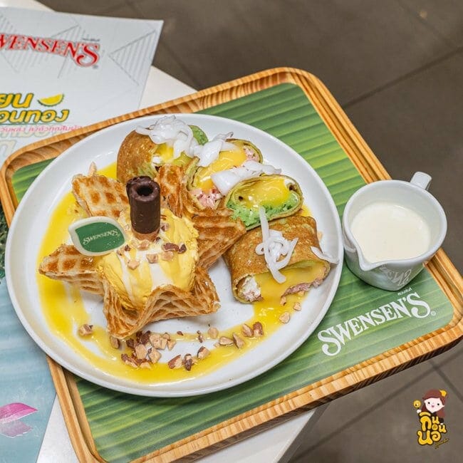 Swensen’s เมนูไอศกรีมทุเรียนหมอนทอ