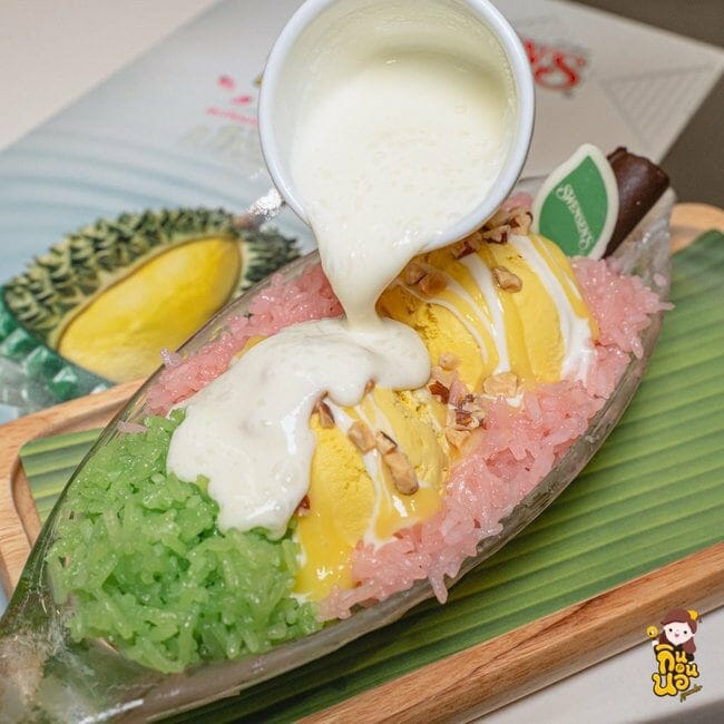 Swensen’s เมนูไอศกรีมทุเรียนหมอนทอ