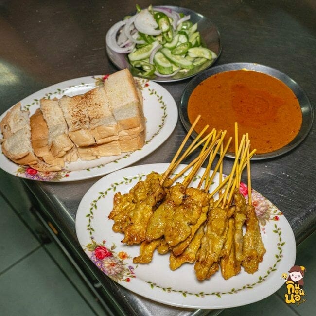 หมูสะเต๊ะสมมิตร หมูสะเต๊ะ วงเวียนใหญ่