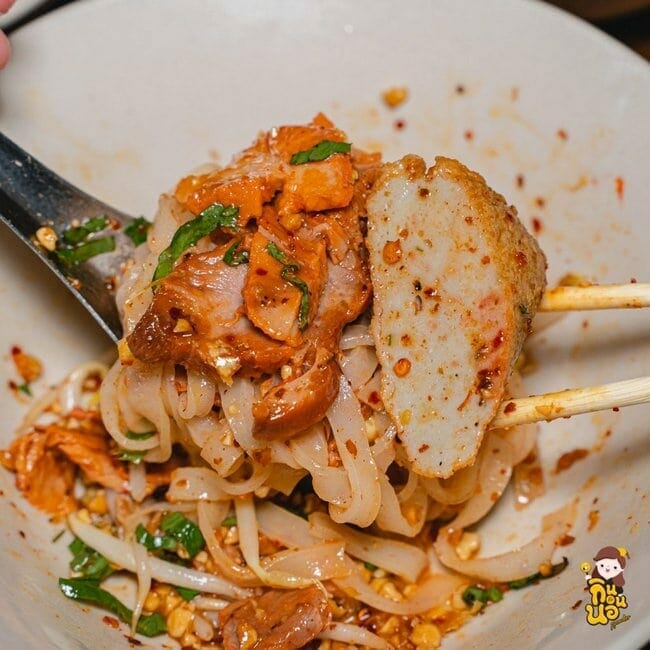 ป้าพรก๋วยเตี๋ยวหมูโบราณ อยุธยา ก๋วยเตี๋ยวต้มยำ