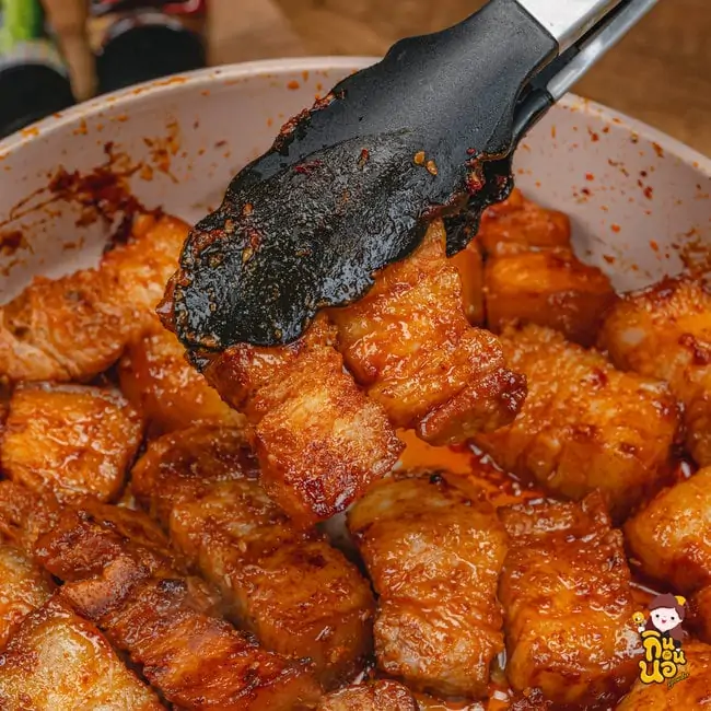 หมูสามชั้นเกาหลี  เมนูเกาหลี หมูสามชั้น วิธีทำหมูสามชั้นเกาหลี