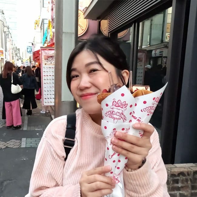 SANTA MONICA CREPE เครป ญี่ปุ่น เครปเย็น เครปญี่ปุ่น Takeshita Street Harajuku