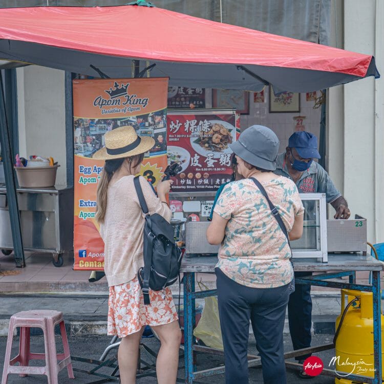 Apom king street food Penang, Malaysia