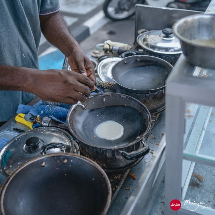 Apom king street food Penang, Malaysia