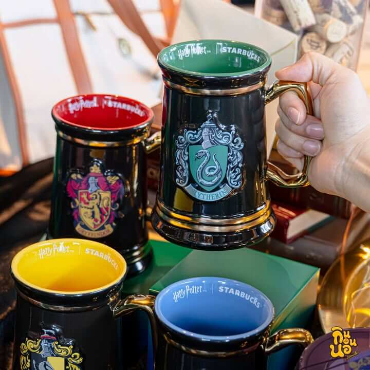 แก้วมัค Starbucks Harry Potter 4 บ้านฮอกวอตส์