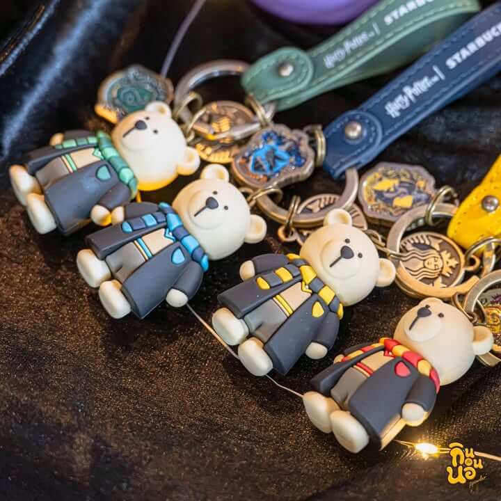 พวงกุญแจ Bearista ชุดคลุมฮอกวอตส์ 4 บ้าน