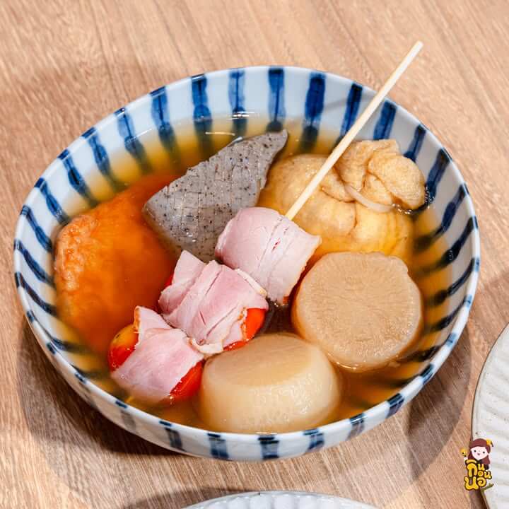 โอเด้งรวมในน้ำซุปหอม Udon TAYUTO