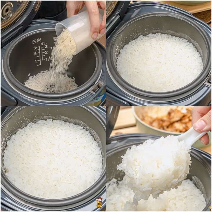 ปรุงรสหมูกระเทียมด้วยซอสในกระทะ