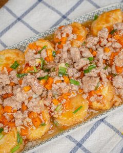 เต้าหู้ทรงเครื่องหมูสับ พร้อมเสิร์ฟ